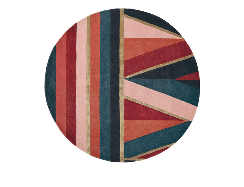 Sahara round/Burgundy