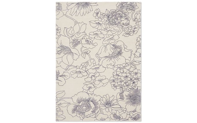 Linear Floral blue 