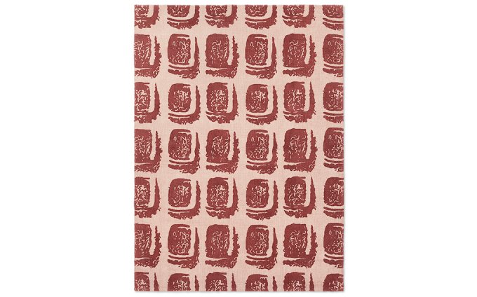 Woodblock red